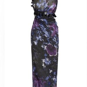 NWT Peter Som Dream Floral Sarong in Meterorite